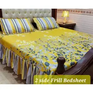 3Pcs Bedsheet Set King Size