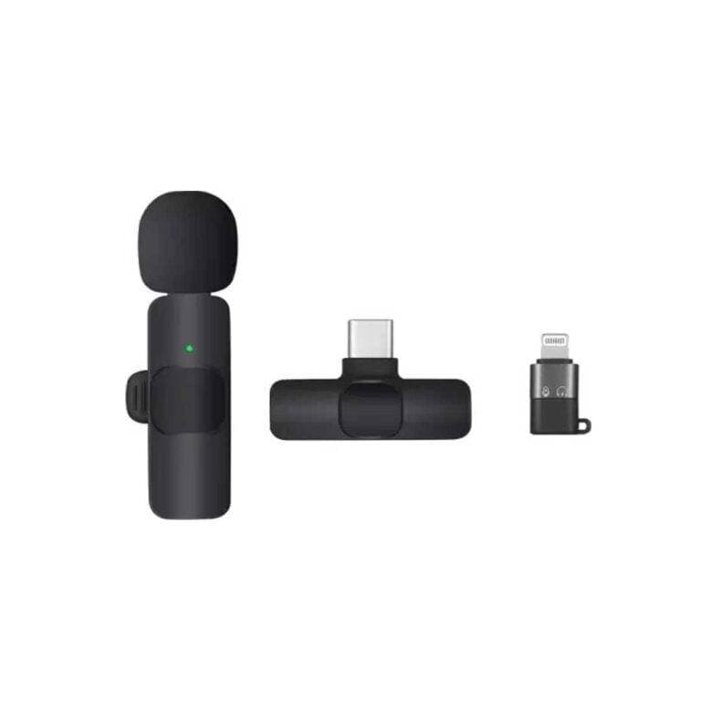 Icon K8 Wireless Microphone For Type-C And Iphone 8 Pin Lightning Convertor