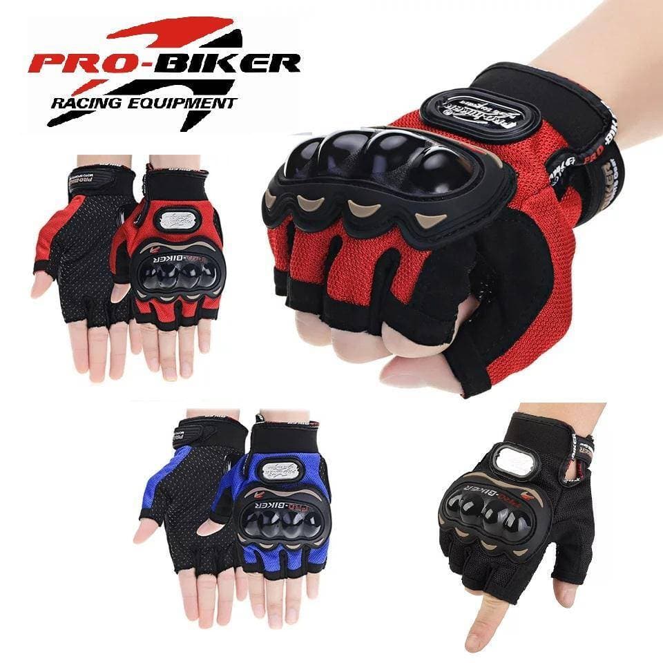 Pro Biker Half Finger Motorcycle Gloves Mcs-04C