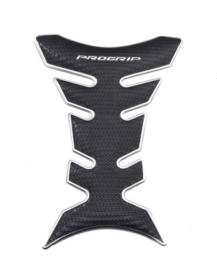 3D Motorcycle Full Black Dotted With Silver Outline Sticker