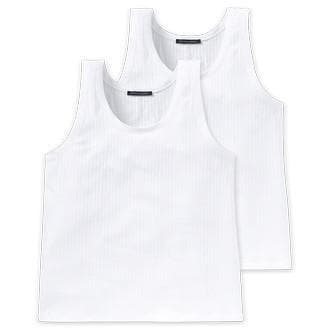 Pack Of 2 - White Pure Cotton Sando Children Vest