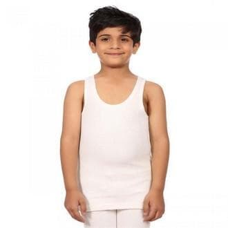 Pure 100 % Cotton White Sando Bazoo Vest