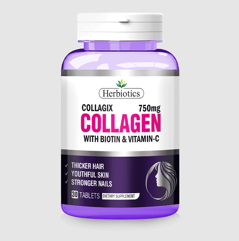Collagix Collagen With Biotin And Vitamin C 750mg