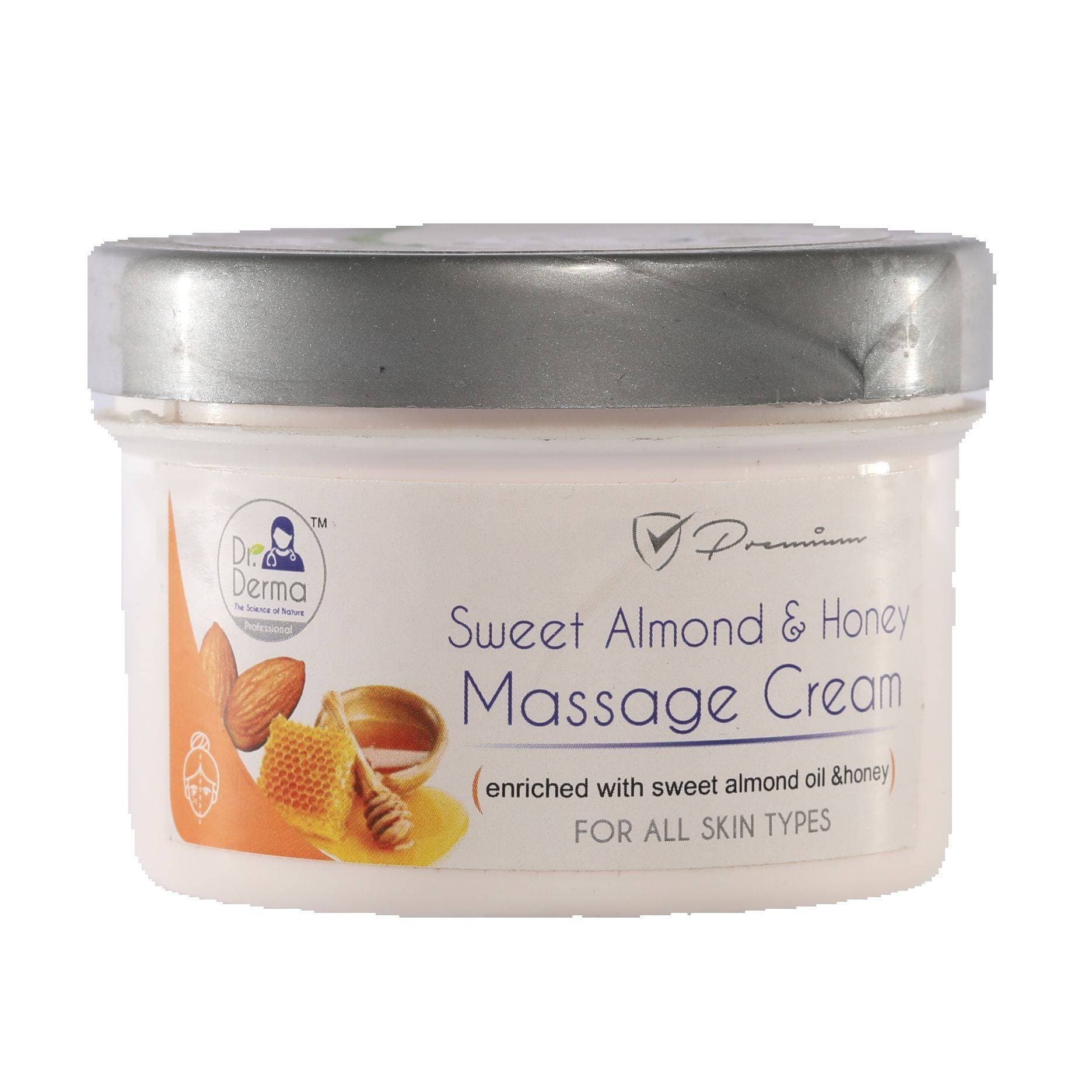 Dr. Derma Sweet Almond & Honey Massage Cream 120 Ml.