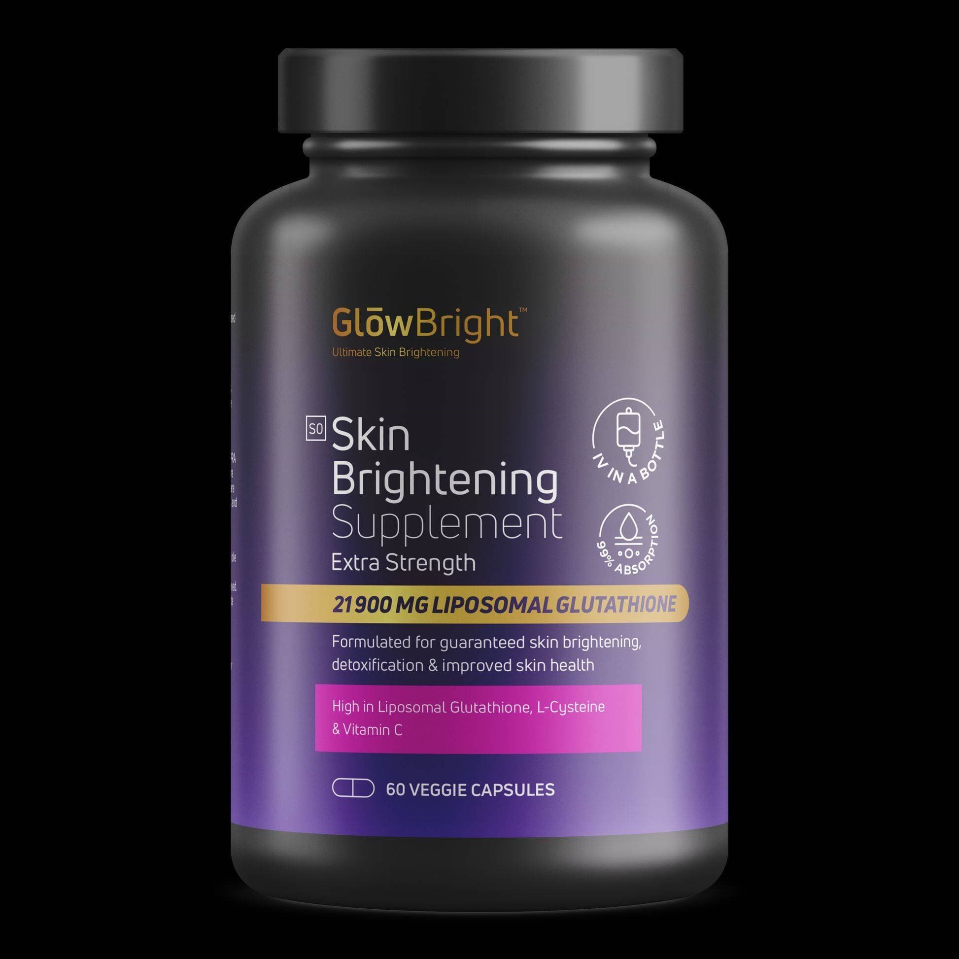 Glow Bright 21900mg Glutathione Capsules