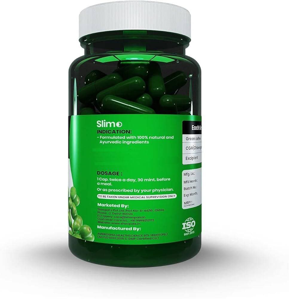 Sheopal's Slimo Pure & Natural Green Coffee Extract