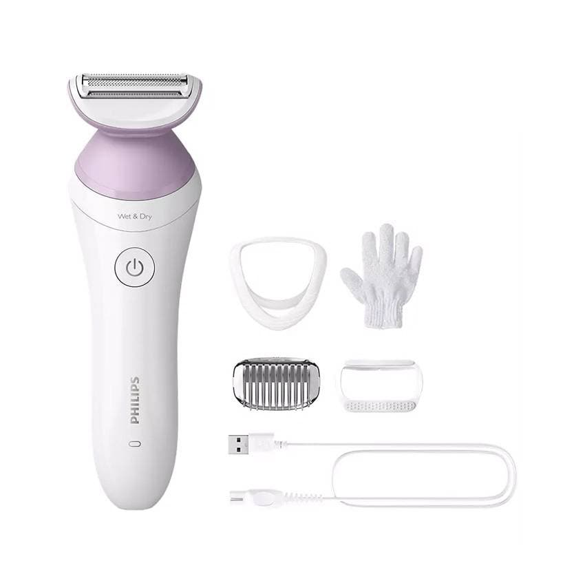 Brl136/00 Lady Shaver Series 6000 Cordless Shaver With Wet And Dry Use
