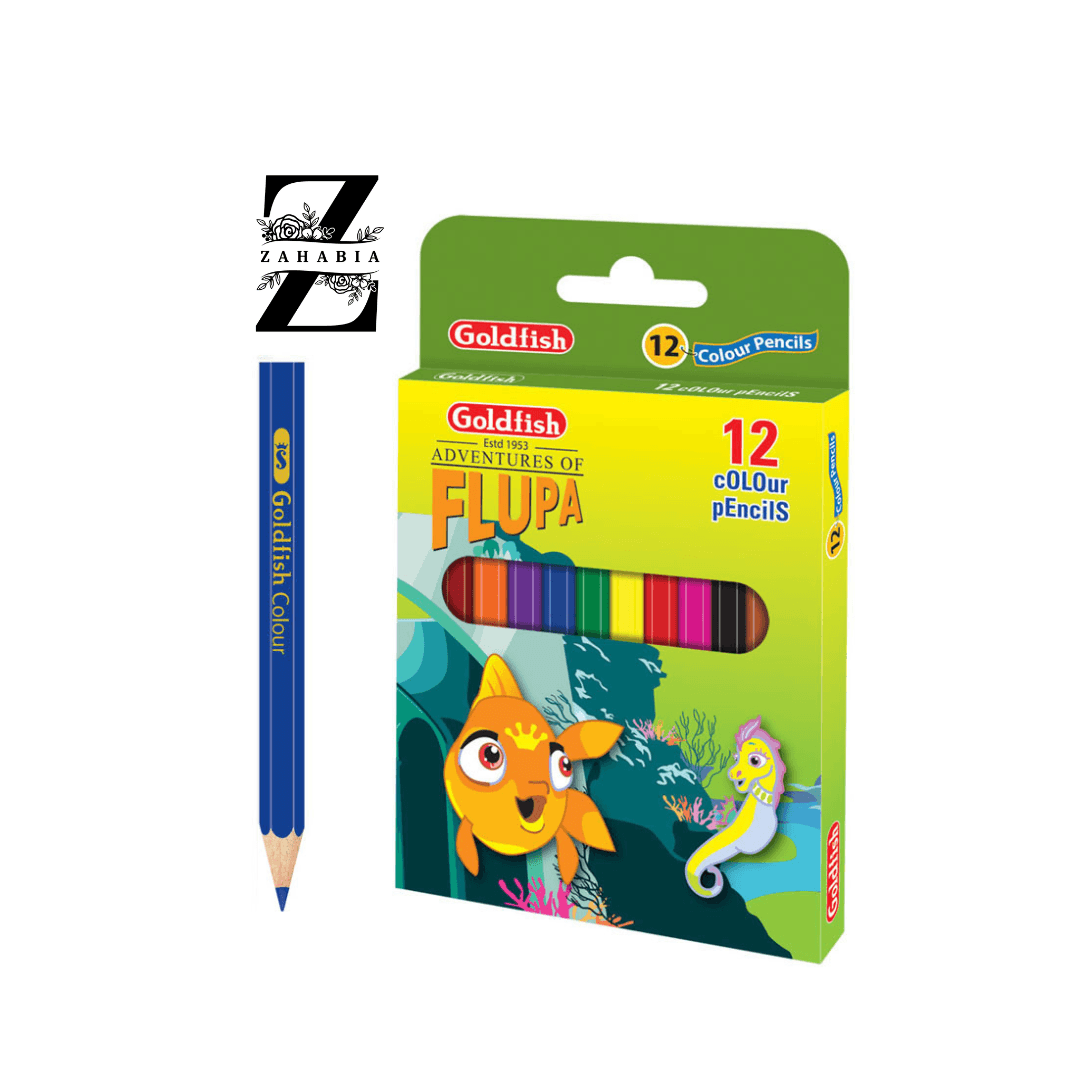 Goldfish Color Pencil Set For Kids - Pack of 12