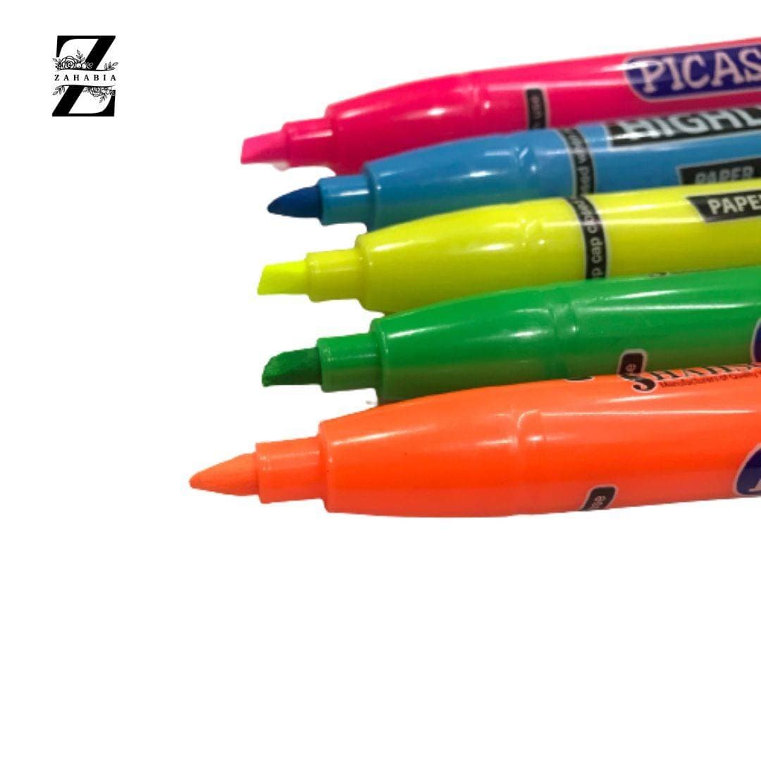 Picasso Highlighter Pack Of 5 Multi Color