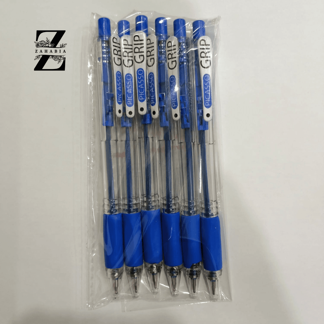 Picasso Grip Ball Pen - Pack of 6