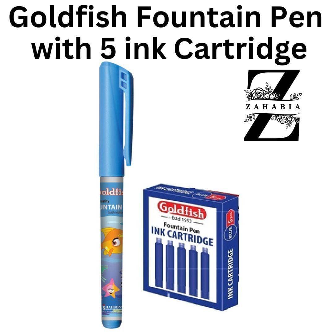 Goldfish Fountain Pen 1 Pen and 5 Ink Cartridge