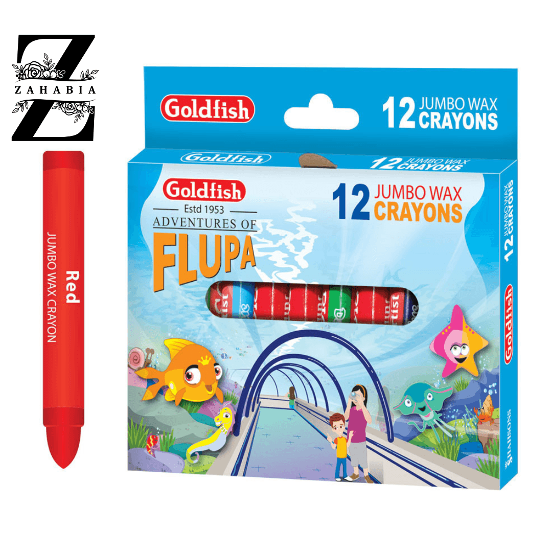Goldfish Crayon Colors Jumbo Wax Set Of 12