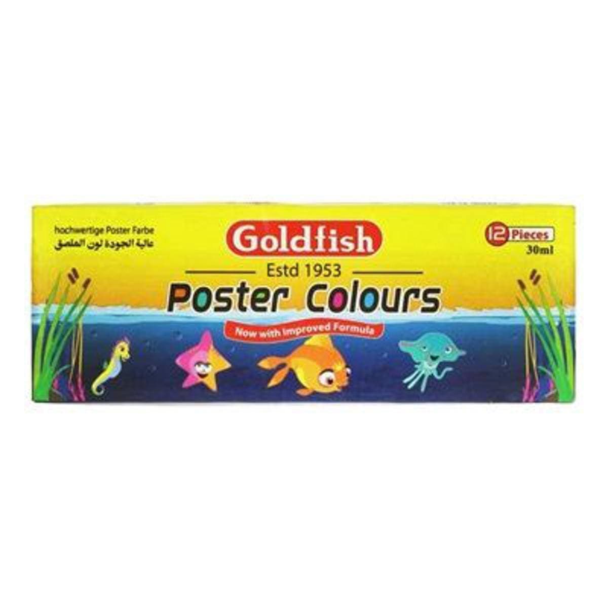 Goldfish Poster Colors 30ml 12 pc Colour Box Set
