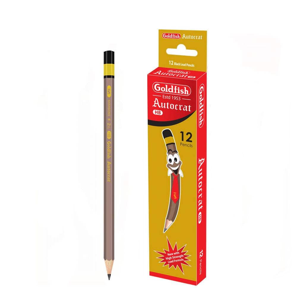 Goldfish Lead Brown Pencil Hb-2 1/2 5000 - Pack of 12
