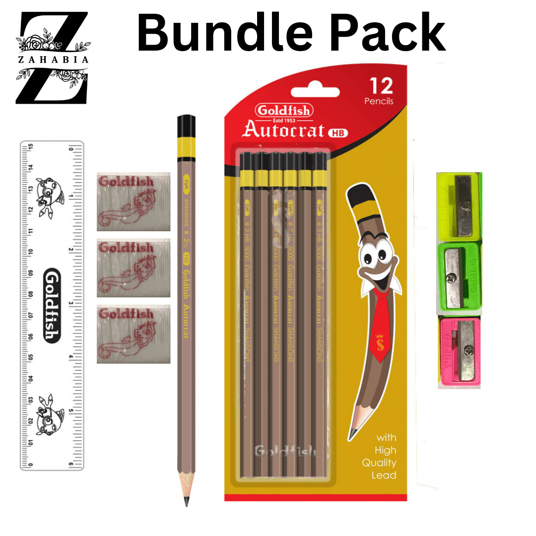 Goldfish Lead Pencil Stationery Pack Small Budgeted