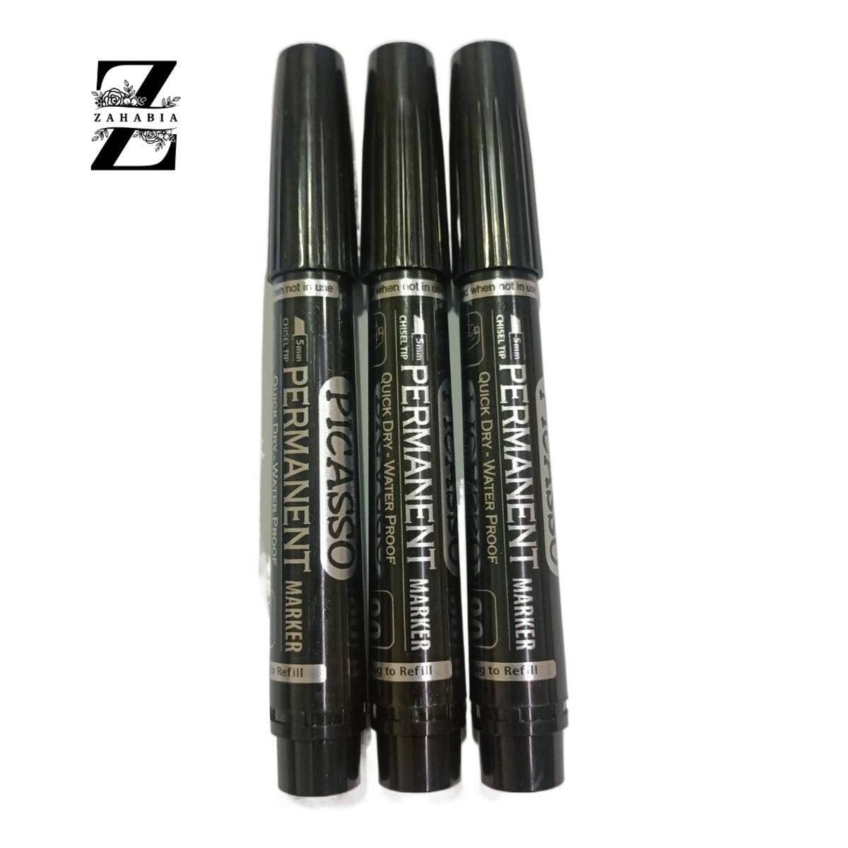 Picasso Permanent Marker in Black Colors Easy To Refill