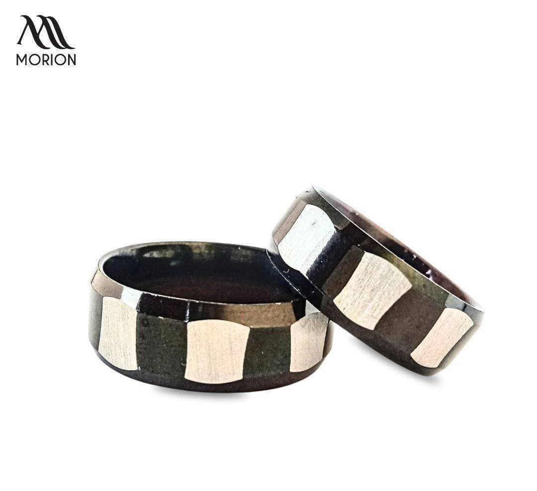 Antique Black and Silver Couple Ring For Men & Women MCRI-007