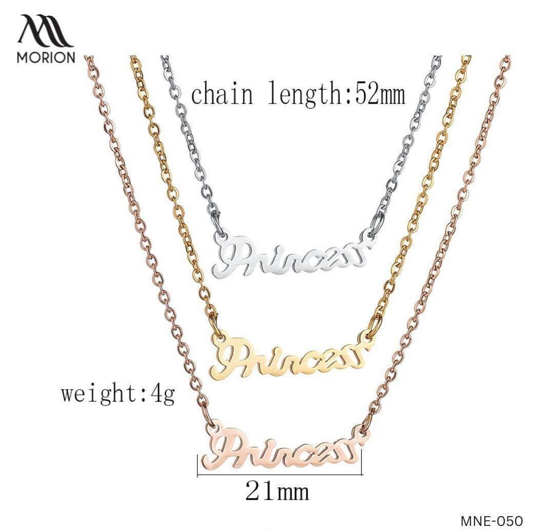 Princess Adornment Pendant Necklace For Women MNE-050