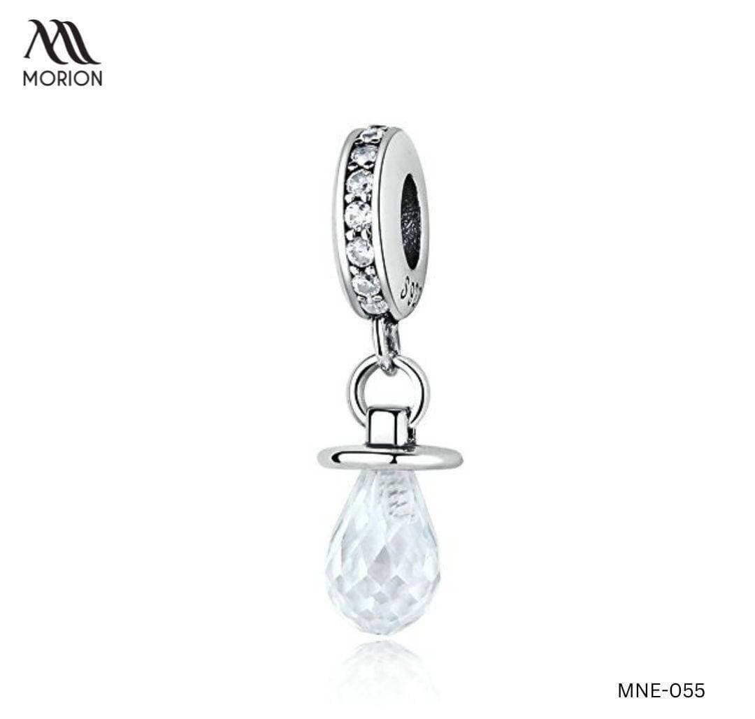 Ocean Drop 92.5 Sterling Silver Pendant Necklace MNE-055