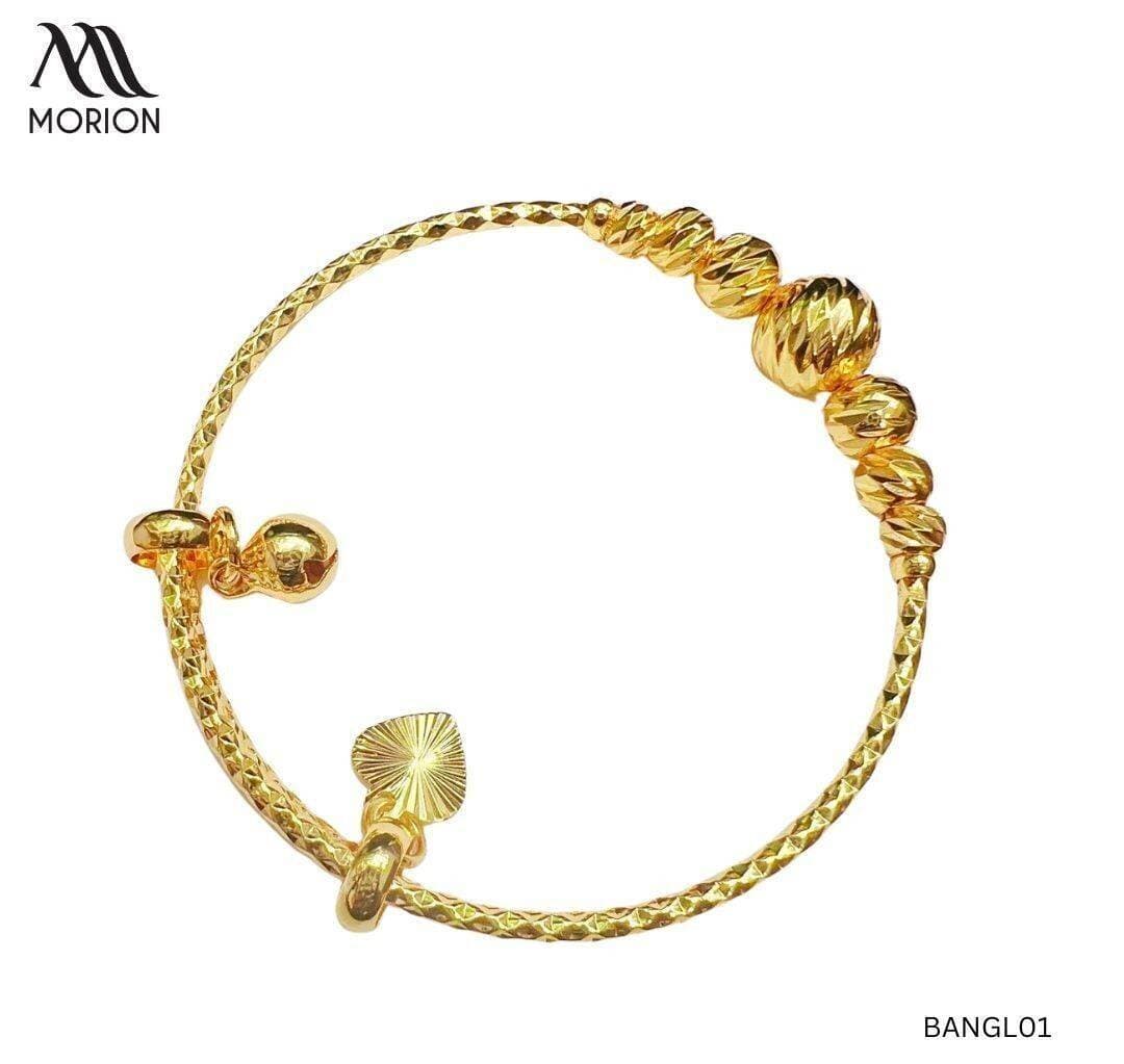 Golden Beads Adjustable Bangle For Women BANGL01
