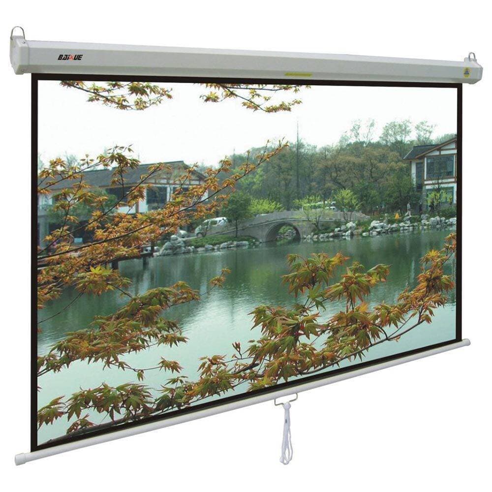 PROJECTOR SCREEN 120 INCH MANUAL 6X8 FEET 4:3MW SPEED-X