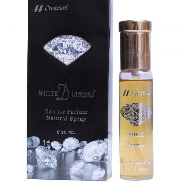 Creacion White Diamond Unisex Perfume Purse Size - 20 ml
