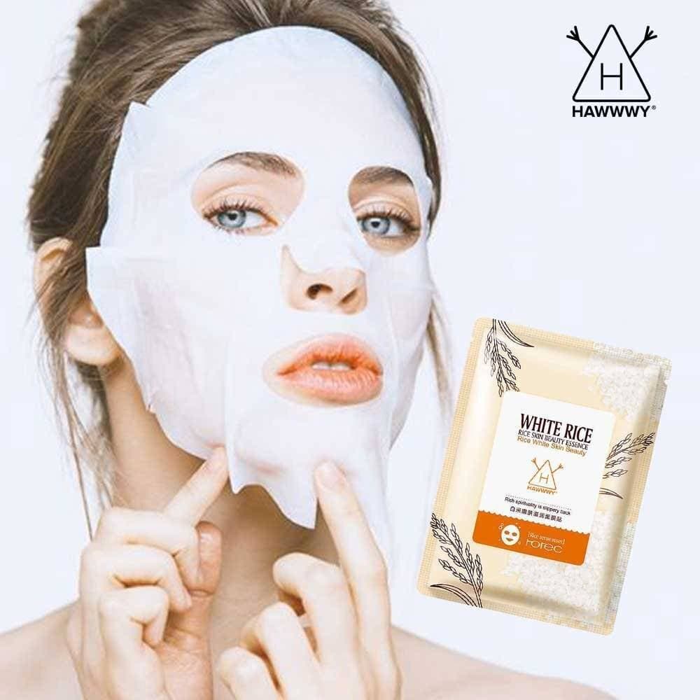 White Rice Face Sheet Mask