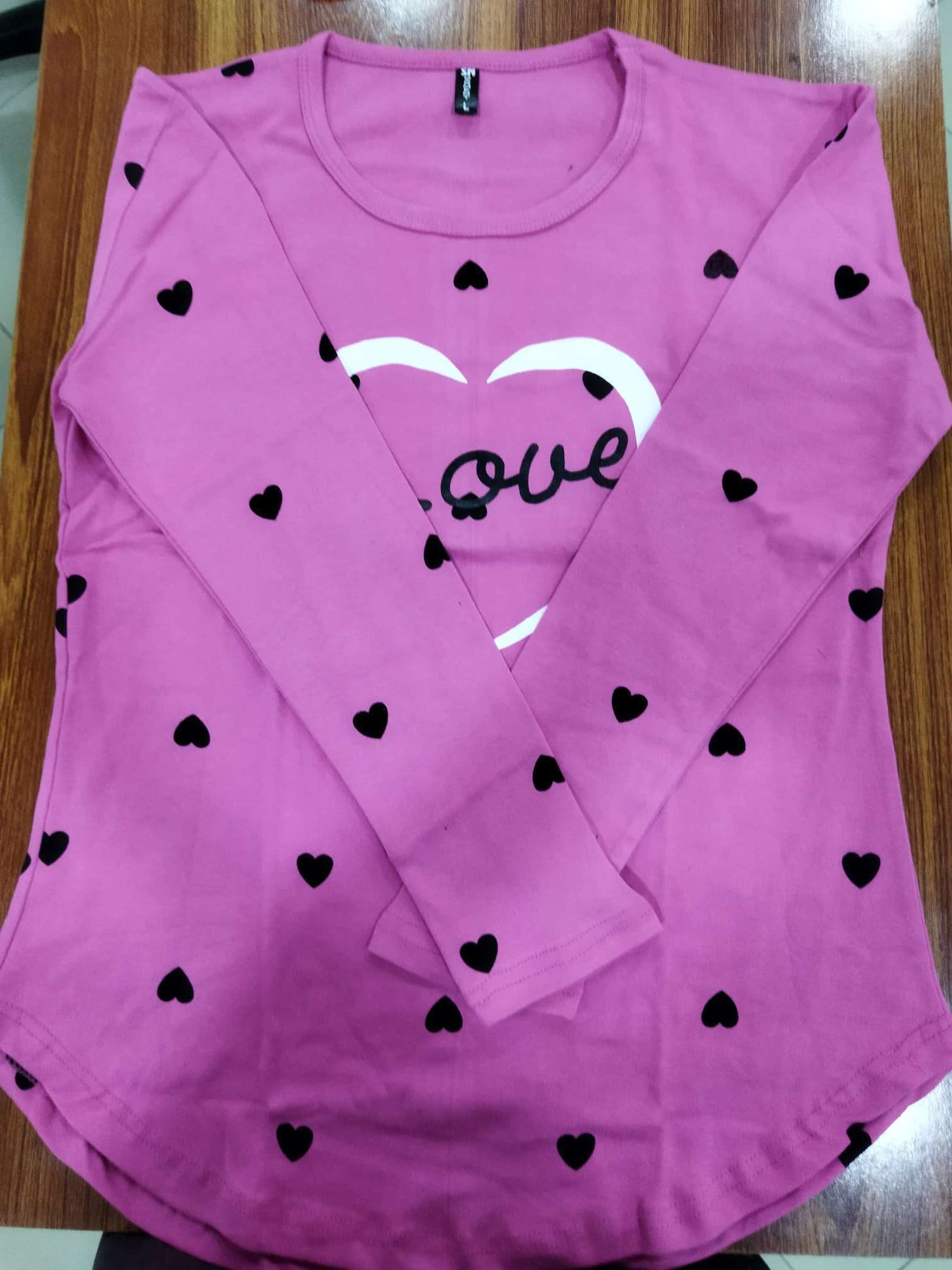 Ladies Night Dress For Best Sleeping Pink Color comfortable wear - Large size