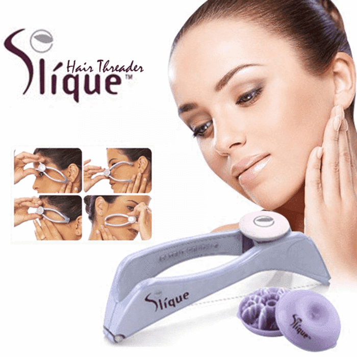 Eyebrow And Facial Hair Threading And Removal Tool - Purple