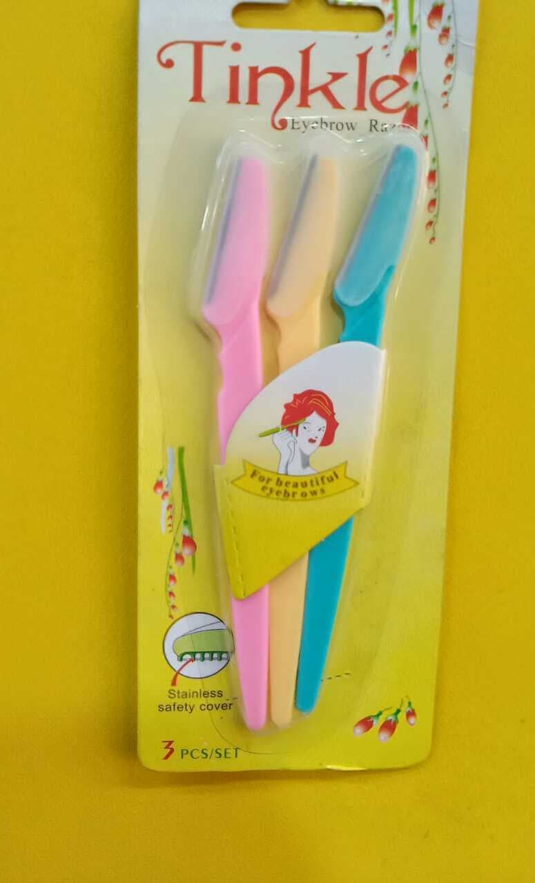 Tinkle Eyebrow Razor and Facial Hair Remover - Pack of 3