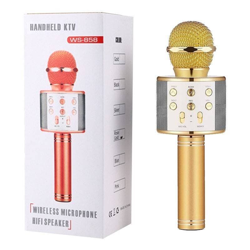 WS 858 Mic And Hifi Portable Bluetooth Speaker