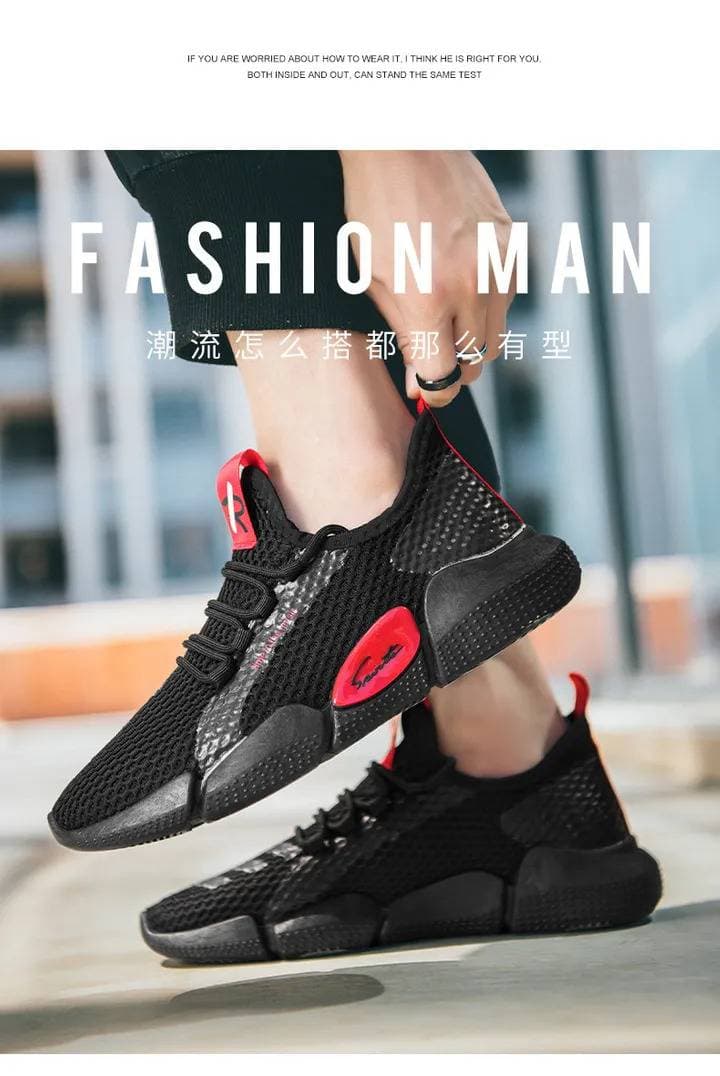 New Fashion Men's Casual Shoes - Black Color