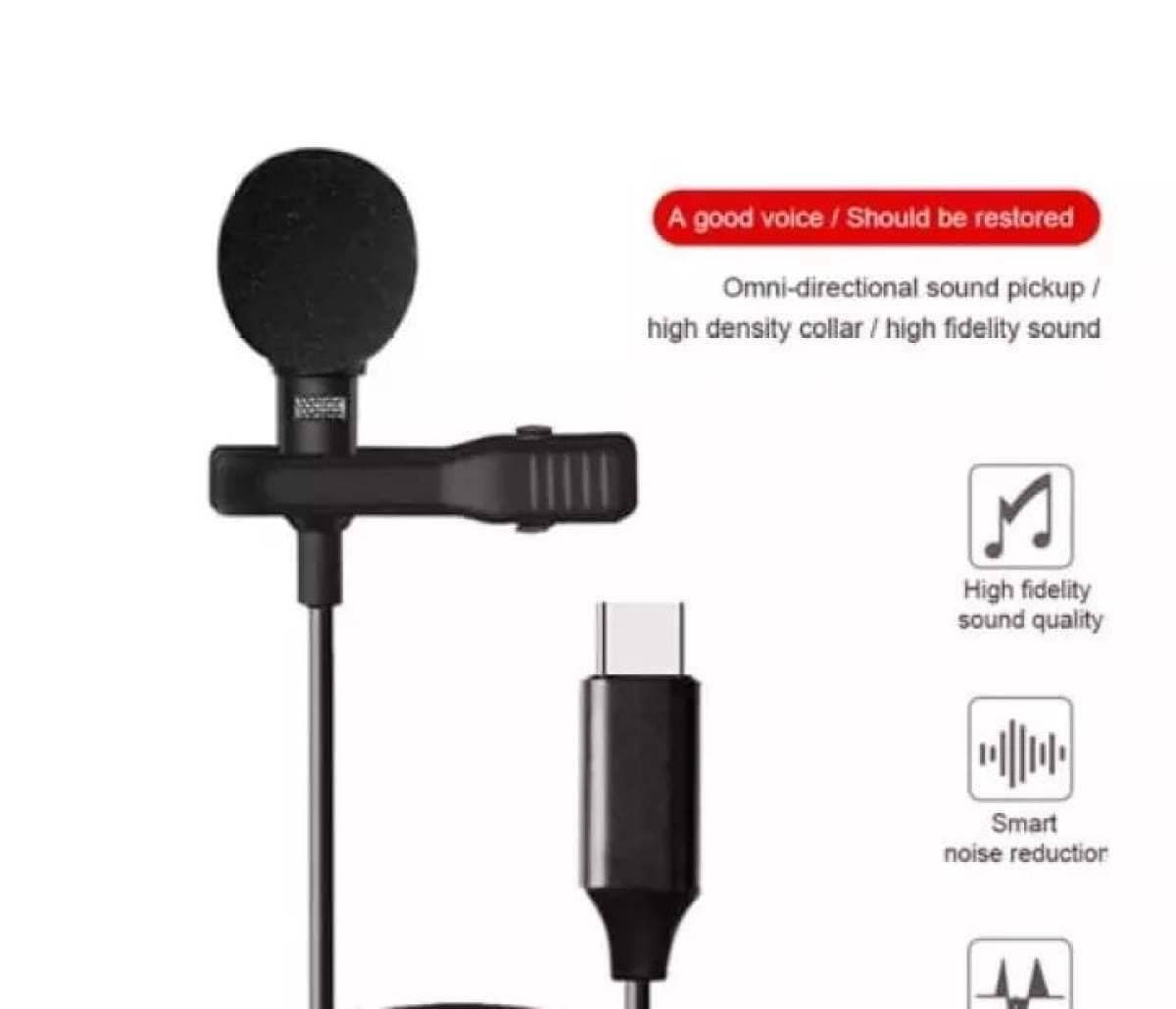 Type C Microphone / Xo Mic / Mic Type C 1 Piece