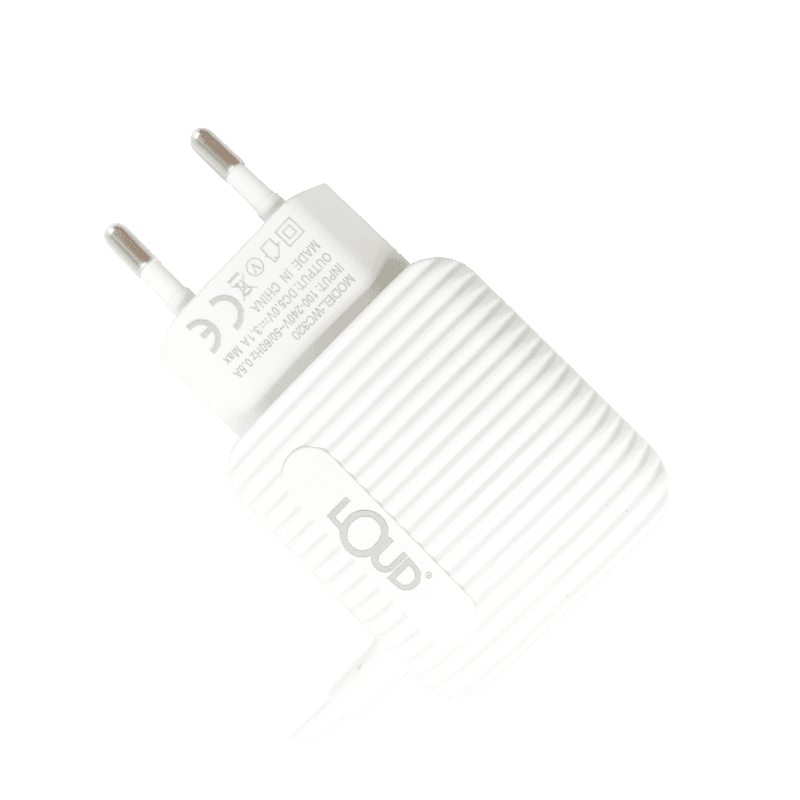 LOUD Three Service Charger Attached Cable Plus Dual Port Charger - WC320