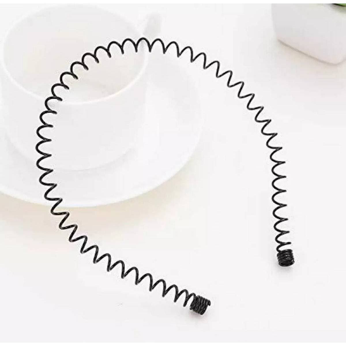 Metal Hairband Spring Hair Band - headband