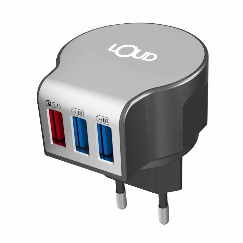 Intelligence Power Chip 80% Faster Rapid Charge With 3 USB Ports