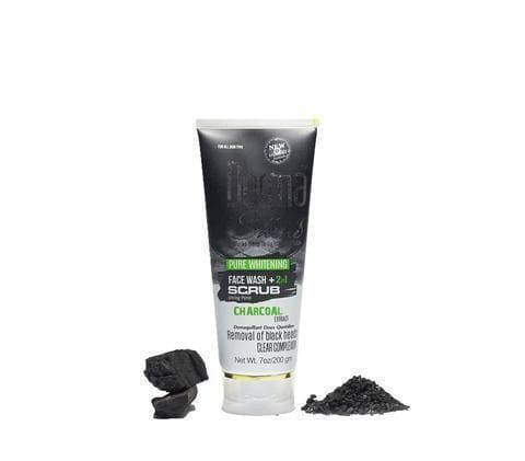 DERMA SHINE CHARCOAL FACE WASH+ SCRUB (2 IN 1)