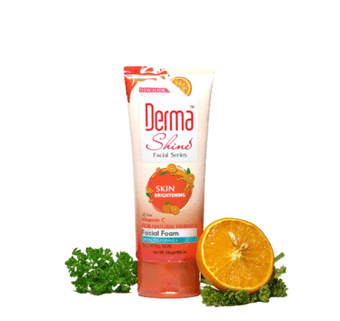 DERMA SHINE SKIN BRIGHTENING VITAMIN C DOUBLE POWER FACIAL FOAM