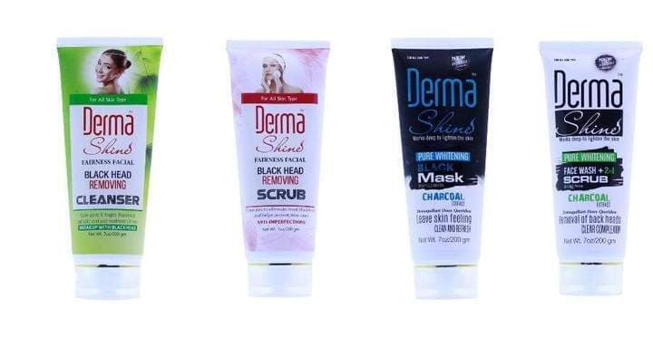 DERMA SHINE BLACKHEAD KIT Pack Of 4