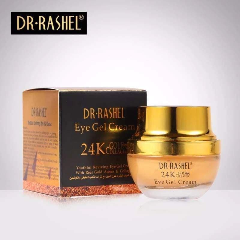 DR RASHEL 24K Gold collagen youthful reviving Eye Gel Cream - 1 Piece