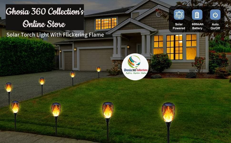Solar Garden Lights Solar Outdoor Lights Solar Lights Flame Lights- 1 Piece