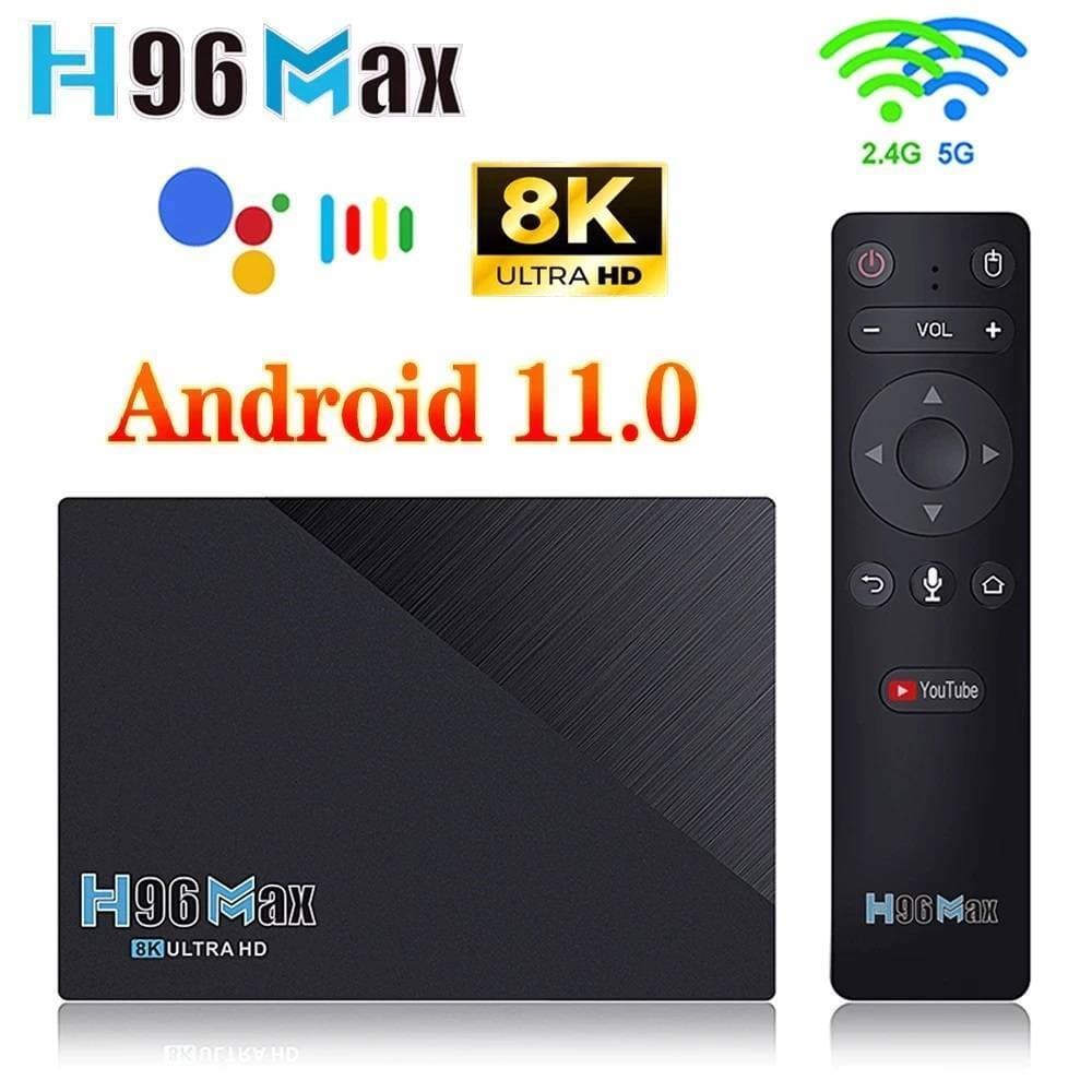 Smart Box H96MAX 8gb+64gb Quad Core 4k Ulta Hd 10.0v