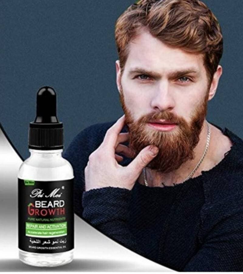 Natural Beard Oil For Mustache Growth & Hair Loss Treatment