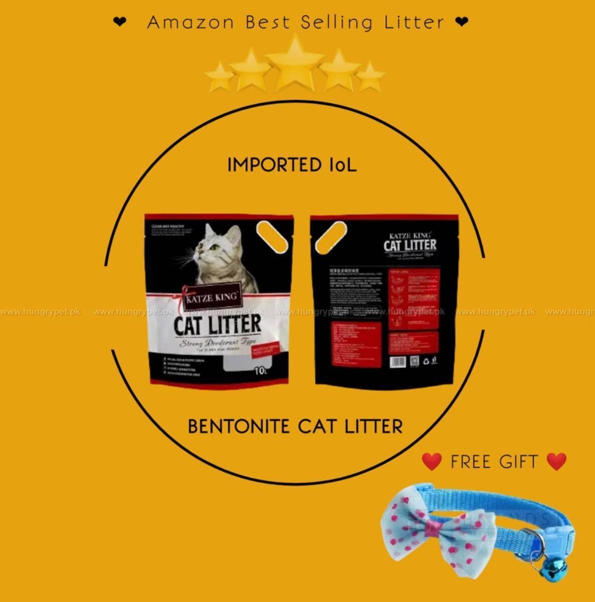 KING CAT LITTER - 100% BENTONITE - DUST FREE - BEST FOR ALL STAGES CATS