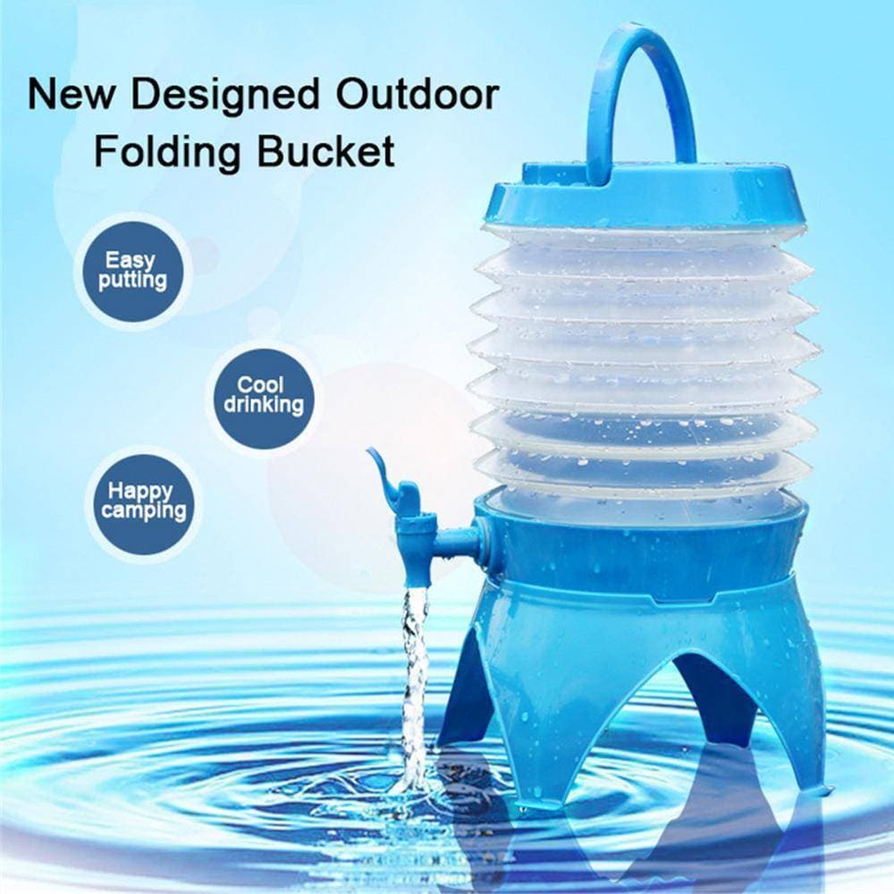 5.5 Liters Foldable Collapsible Water Coller with Stand
