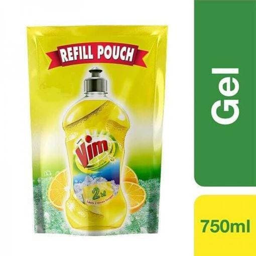 Vim Dish Wash Refill pouch - 750 ml