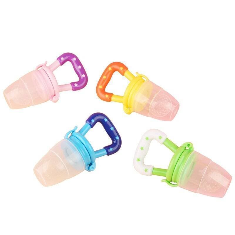 Fruit Nipple For Babies In Multi Design Baby Food Fruit Pacifier - Medium
