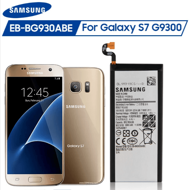 Samsung Galaxy S7 Battery 3000mAh Capacity - Silver
