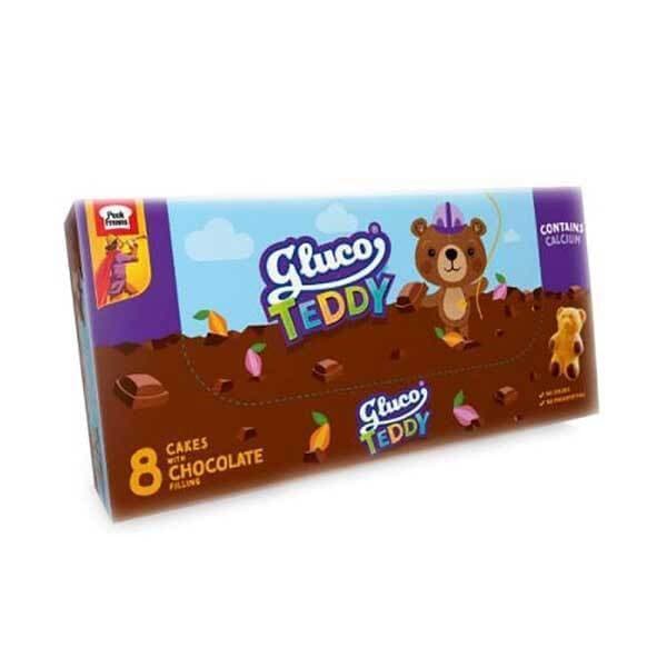 Peekfreans Gluco Teddy Cake Chocolate - Pack of 8 PCS