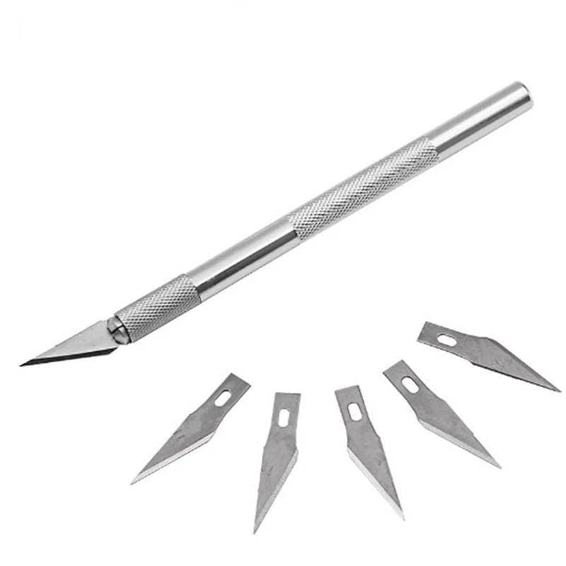 6 Pcs WLXY precision art hobby knife set for crafts scrapbook & Mobile repair